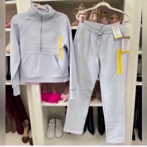 Danskin Women's Pullover Jacket and Mondetta Cozy Midweight Fleece Jogger Size S - Picture 3 of 15